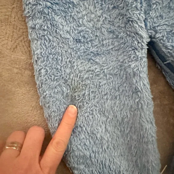 Patagonia Soft Blue Kids Footie - Picture 4 of 4